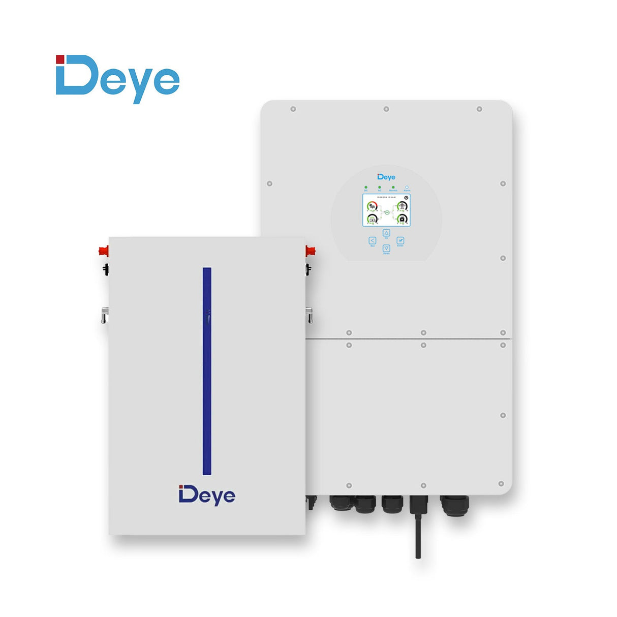 Комплект резервного живлення - DEYE инвертор 6K - SG03LP1 - EU 6 кВт, DEYE батарея RW - M6.1 6.14 кВт⋅год - BRAM Energy