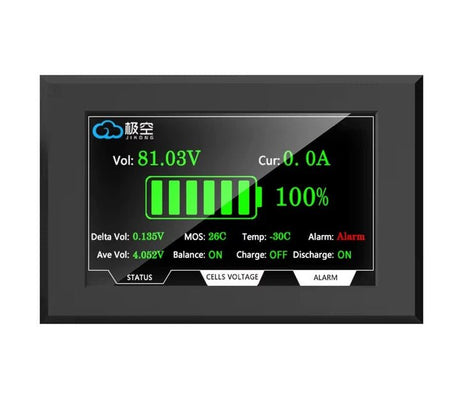 Дисплей JIKONG BMS 4" - BRAM Energy