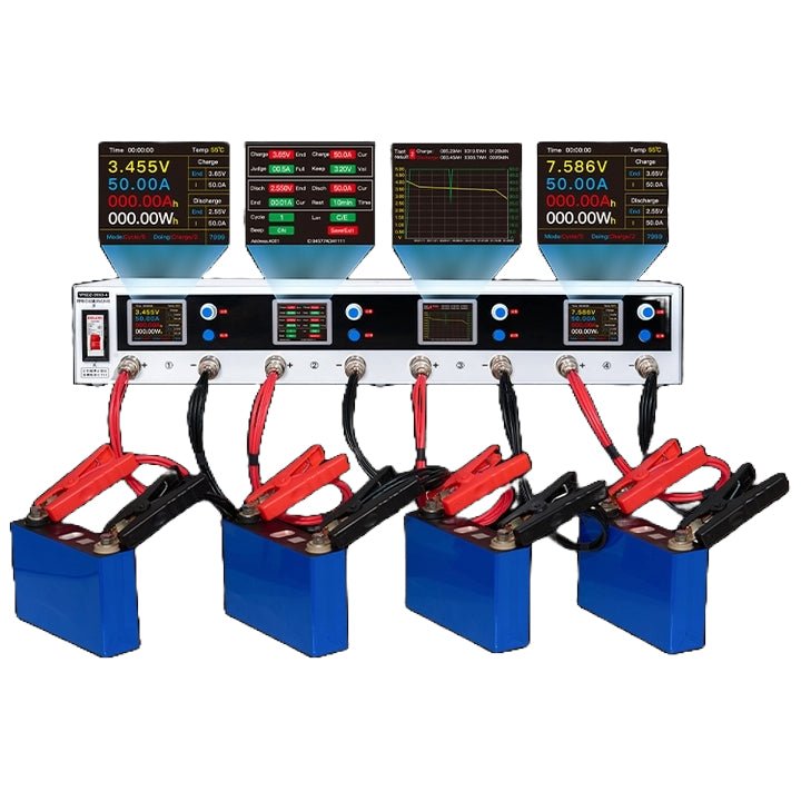 Високотоковий тестер YPSDZ - 0550 (4.1–5V, 50A, 4 канали) LiFePO4 - BRAM Energy